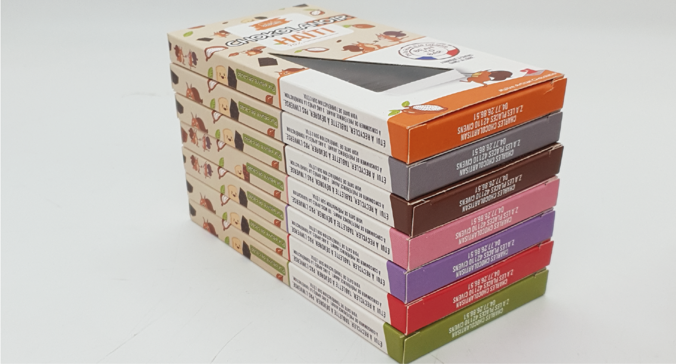 Nos tablettes de chocolat bean to bar